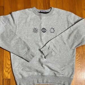 Champion Gray Graphic Crewneck Sweater